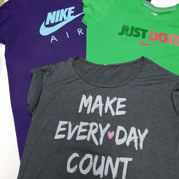 Tops - Nike 2 shirts L and 3rd Crop tshirt no Tag L